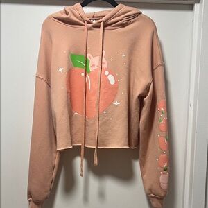 Bella Canvas Peach Bear Graphic Hoodie